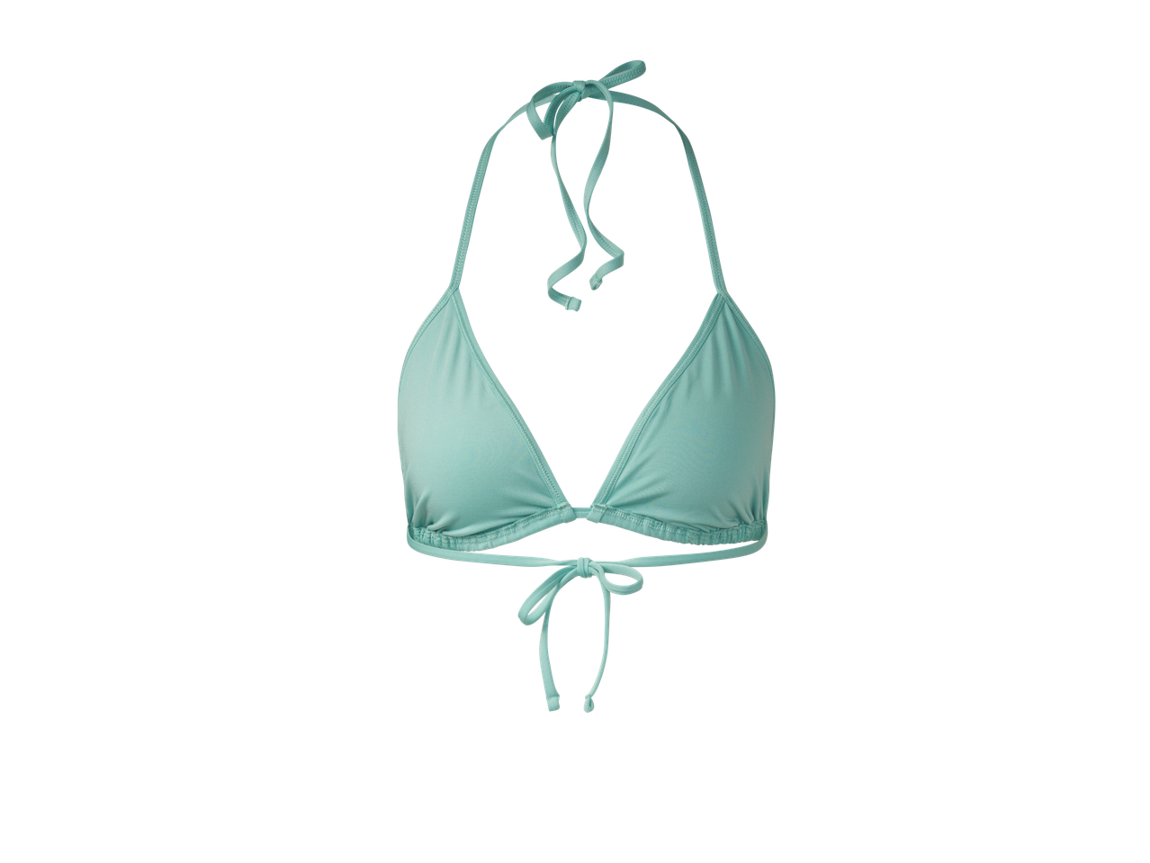 CRIVIT bikinitop in turquoise met strikbandjes.