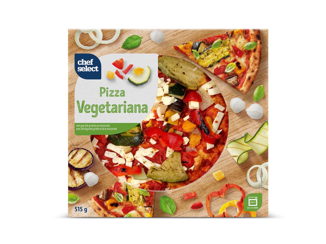 Ga naar volledige schermweergave: Verse pizza vegetariana - afbeelding 1
