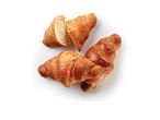 Golden, crispy croissants, perfect for breakfast.