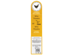 Rótulo de produto para bifes de frango panados da marca Frango Nacional.
