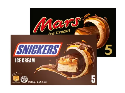 Snickers/Mars/Bounty Eisriegel