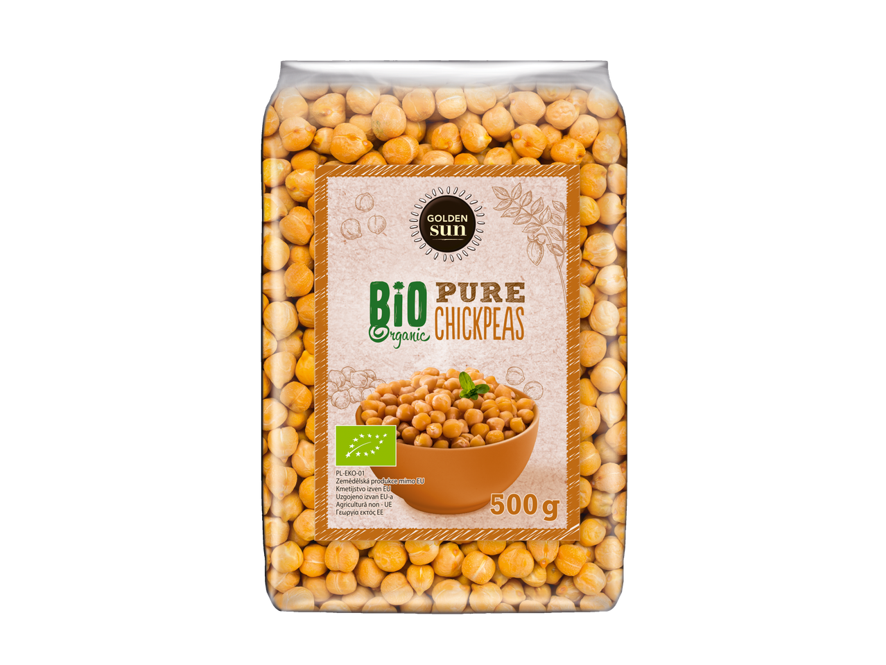 Golden Sun năut bio, 500g.