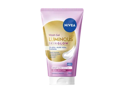 NIVEA LUMINOUS SKIN GLOW Гел за измиване или мицеларна вода