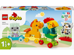LEGO DUPLO 10412 Voz sa životinjama, sa ovcom, žirafom i piletom.