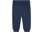 Dark blue baby joggers.