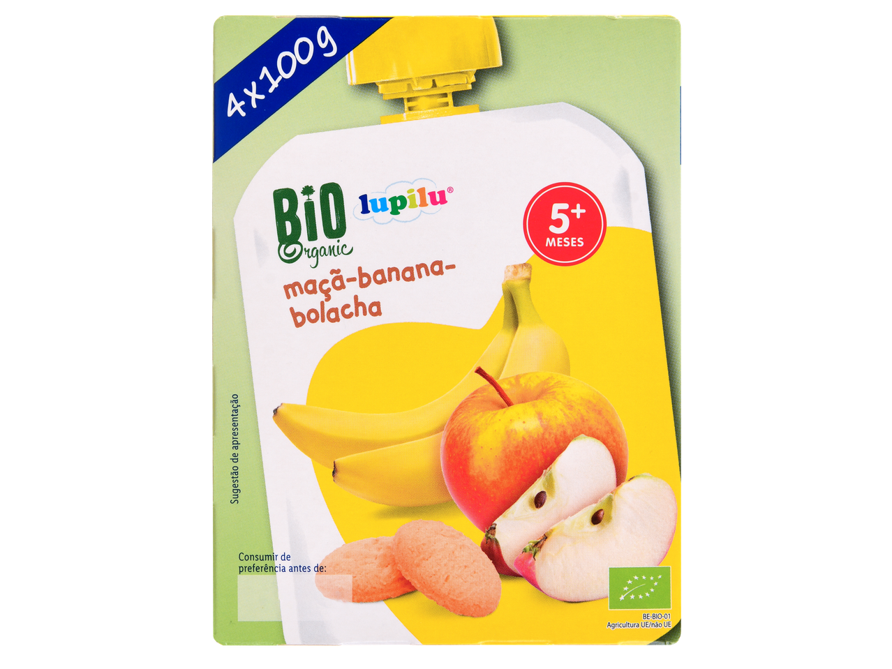 Bio Saquetas de Fruta e Cereais