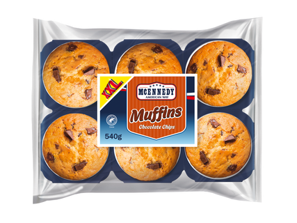 MCENNEDY Muffins aux pépites de chocolat