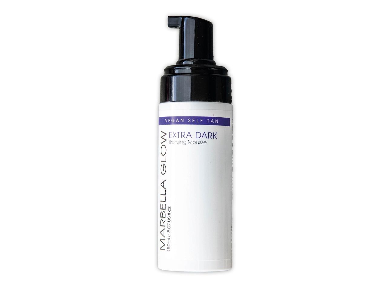 Marbella Glow extra dark vegan self tan mousse.