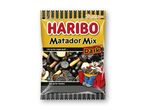 En pose Haribo Matador Mix Dark lakridskonfekt.