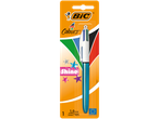 BIC 4 Colours Shine pen: blue four-colour pen.