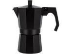 Espressor SILVERCREST, negru, pe fundal negru