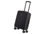 Black Toromont cabin suitcase with wheels.
