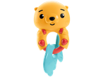 Fisher-Price bear rattle with a blue fish teether