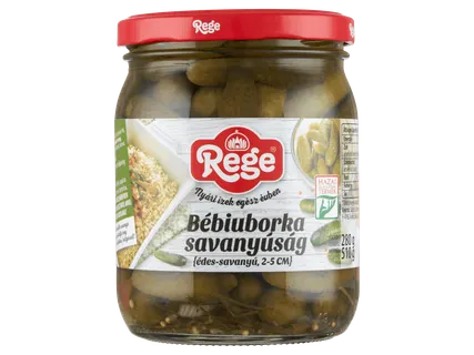 Édes-savanyú bébiuborka savanyúság