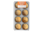 Six milk and cookie balls in a package.