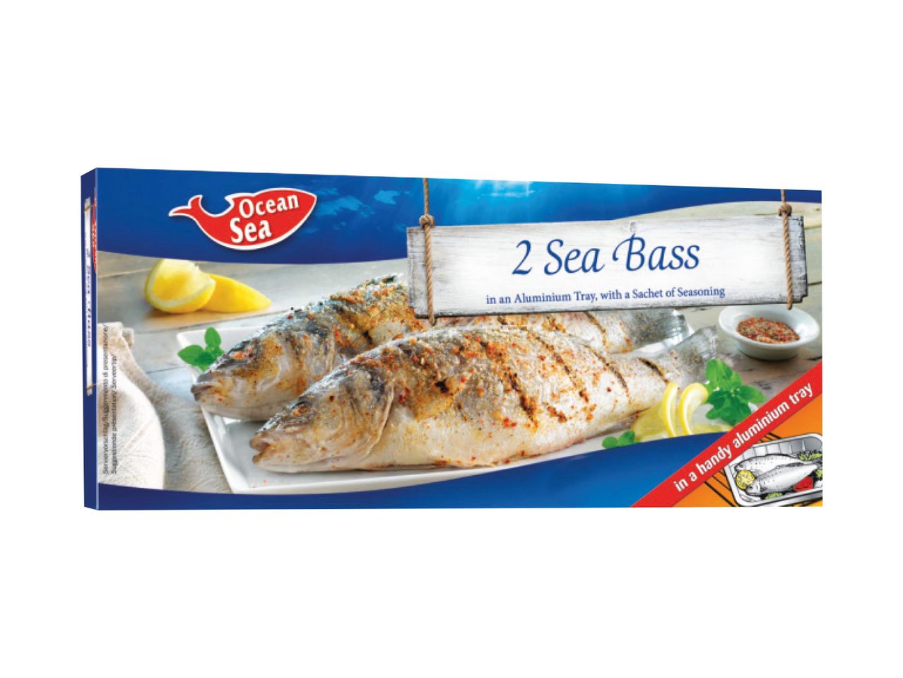 Go to full screen view: Grilled Seabass - Image 1