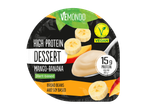 Vemondo plantaardig eiwitrijk dessert, mango-banaan smaak.