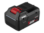 PARKSIDE PERFORMANCE® 20V / 8 Ah Smart Battery, black and red with 'X 20V TEAM' branding.