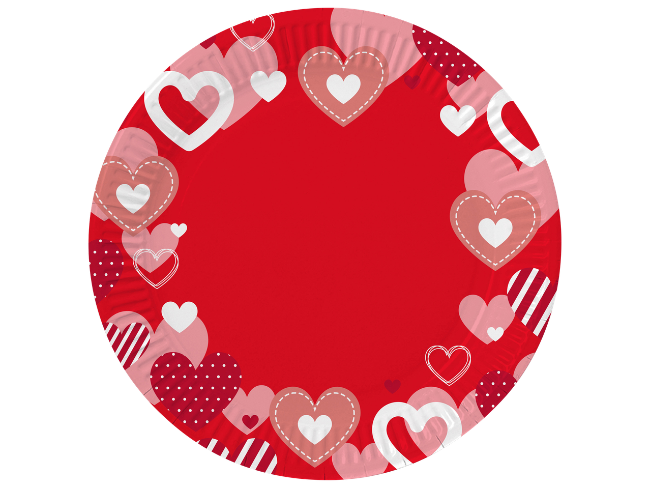 San Valentino Piatti di carta