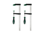Two Parkside DIN5117 bar clamps are shown against a black background.