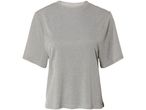 A silver glitter short-sleeved t-shirt.