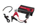 Ultimate Speed jump starter with air compressor, jumper cables, and charging accessories.