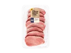 Frische Schweine-Minutensteaks aus dem Rücken, zum Braten, 800g Packung