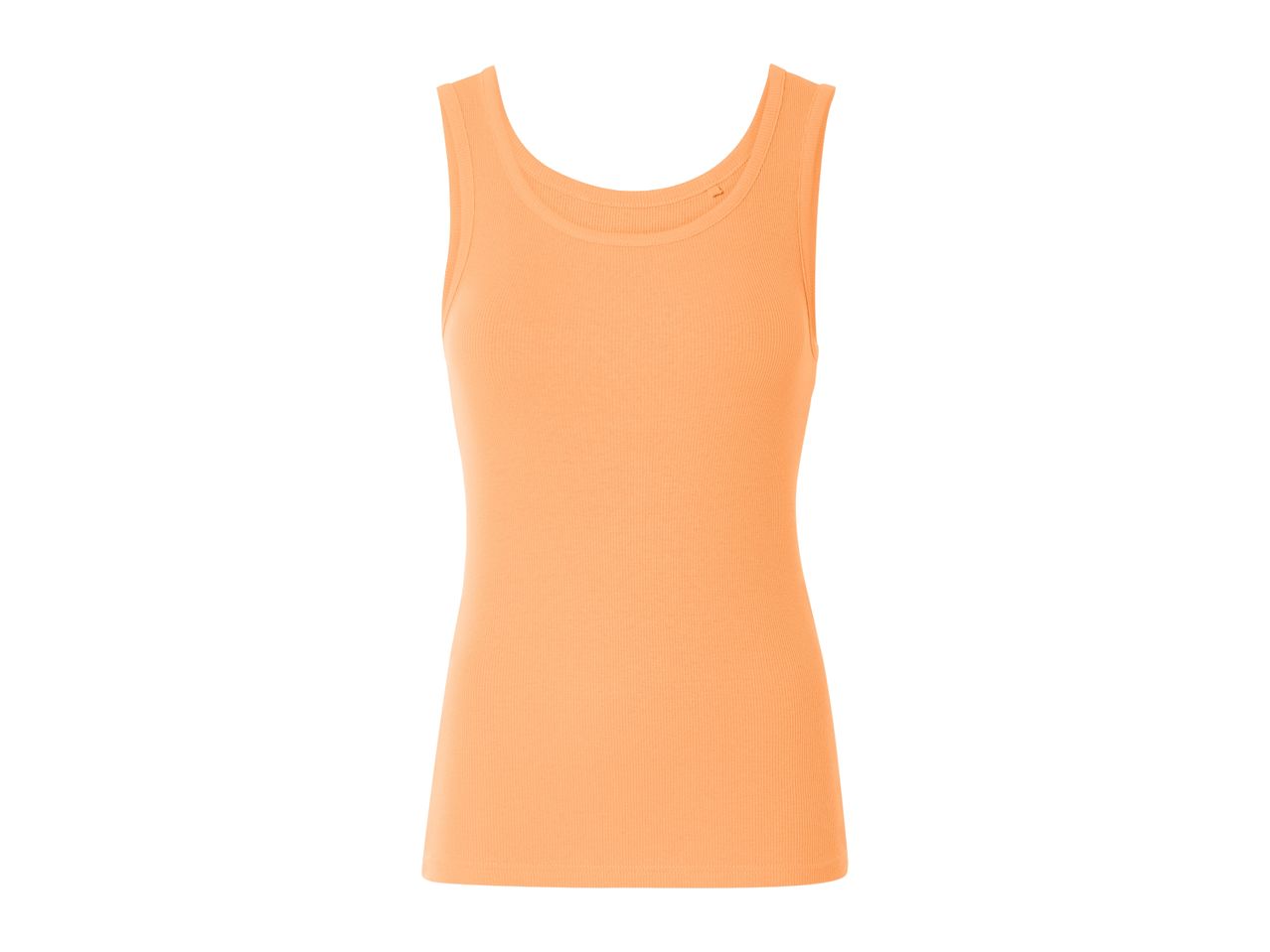 Peach-colored women's sleeveless top.