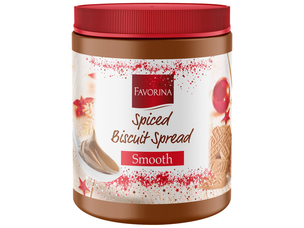 Favorīna garšvielu cepumu krējuma burka.