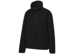 CRIVIT black fleece pullover with half-zip