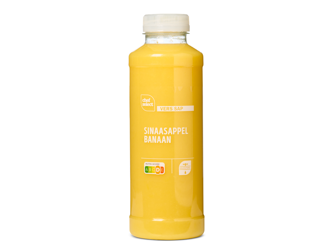 Fles Chef Select sinaasappel-bananensap, Nutri-Score C