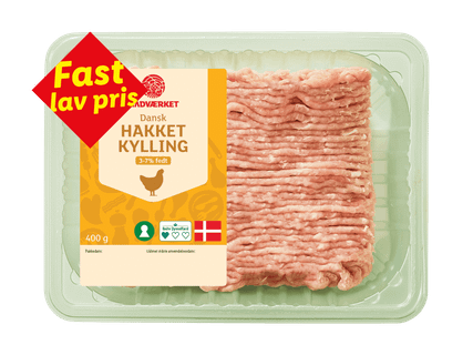 MADVÆRKET Hakket kyllingekød