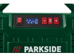 Compresor portabil PARKSIDE, cu afișaj digital 2.20 BAR și butoane de control