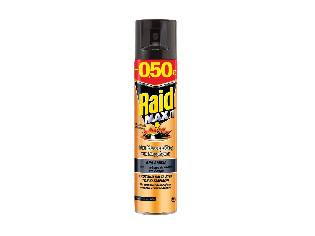 Raid 0050 εντομοκτόνο σπρέι για έντομα.
