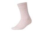 Soft pink fluffy sock
