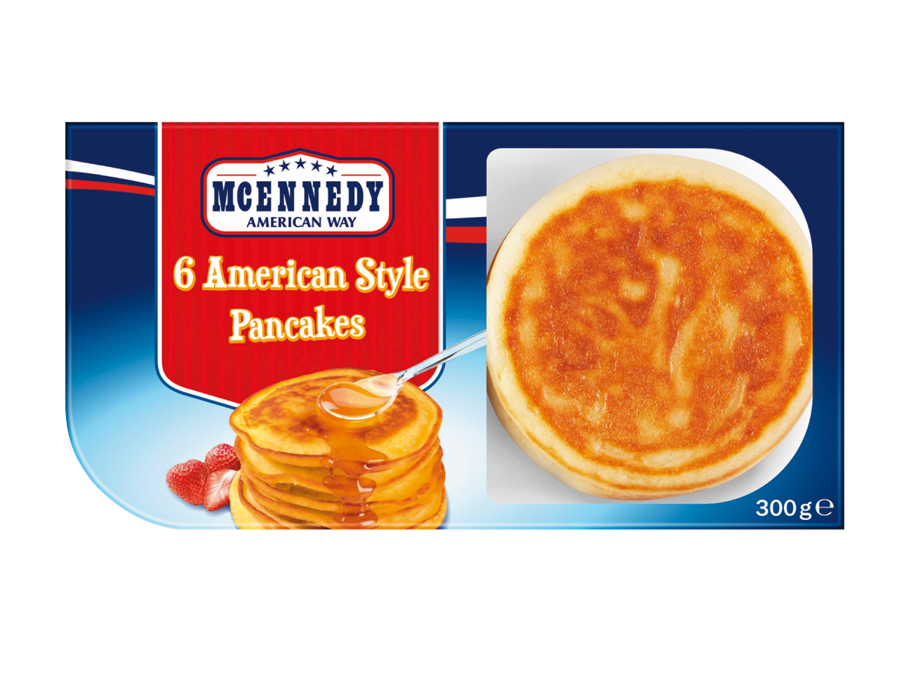 McNnedy amerikāņu stila pankūkas (6 pankūkas, 300g).