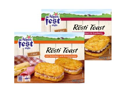 Alpenfest Rösti Toast