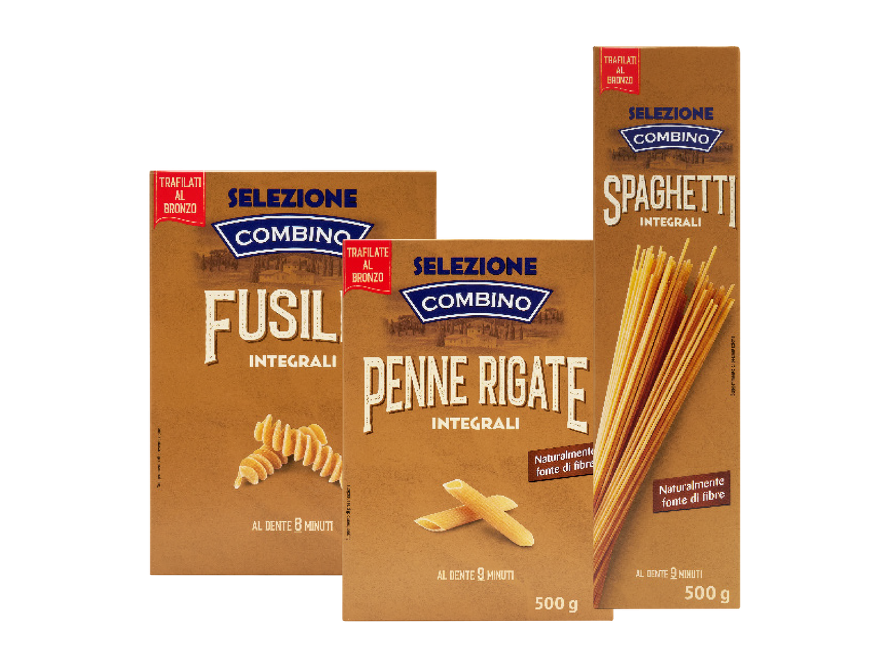 Spaghetti, penne o fusilli integrali