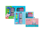 Peppa Pig crayons and pencils set: colors and drawing accessories.