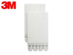 Two white 3M Command picture hanging strips with the 3M logo.