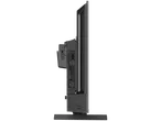 Side view of a TV with HDMI and USB ports.