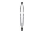 A pair of precision tweezers with a black ring at the base.
