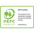 PEFC sertifikovano: Ovaj proizvod je iz održivo upravljanih šuma i kontrolisanih izvora. PEFC/04-31-1511. www.pefc.org