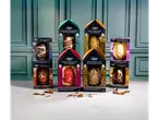 Deluxe Easter eggs: milk, white and dark chocolate varieties.