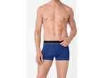 esmara® Men's Boxers: A man wearing blue boxers, showing his torso.