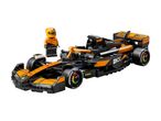 LEGO McLaren Formula 1 race car with minifigure.