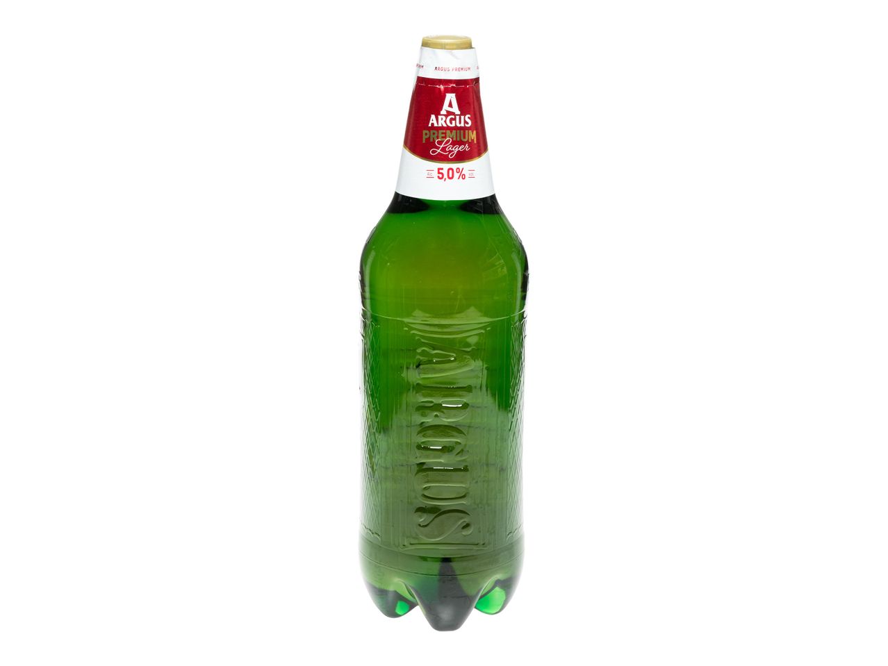 Sticla de bere Argus Premium Lager.