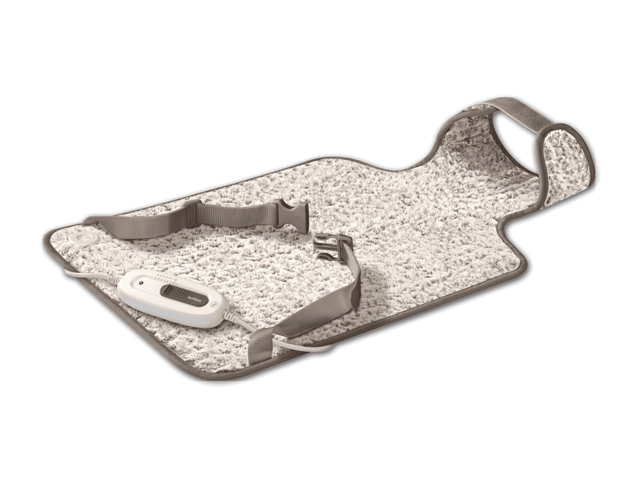 Sanitas Heizkissen mit flauschiger Oberfläche und verstellbaren Gurten