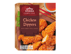 Vitasia Chicken Dippers com molho de pimenta doce: Peças de frango congeladas e empanadas.