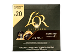 20 L'Or Ristretto espressokapsels voor Nespresso machines.